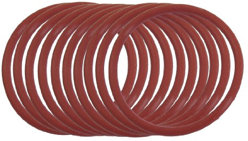 sourcing map 32 mm, äußerer Durchmesser 2 mm Oil Seal O-Ringe Dichtungen, Rot, 10 Stück de