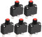 Sourcingmap AC 125V/250V 15A Push Button Circuit Breaker for Air Compressor 5 Pcs