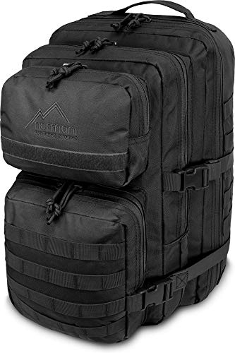 normani US Assault Cooper Pack Large Rucksack im Military Style Farbe Schwarz Größe 30 Liter
