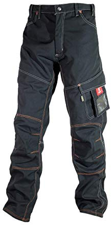 Urgent Arbeitshose Bundhose Hose URG-B 315g/m², Schwarz, 58