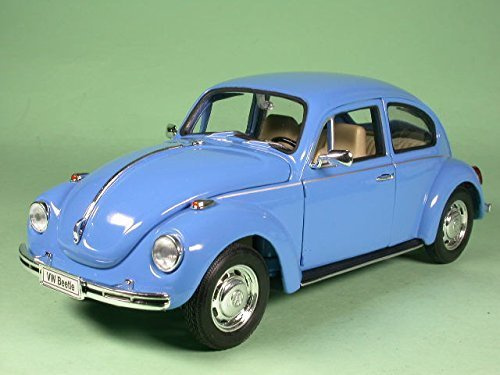 Welly VW Käfer Beetle blau Modellauto 1:24