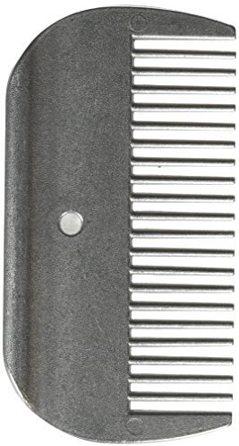 Partrade Mähnenkamm für Pferde, Silber, 10,2 cm, 077271