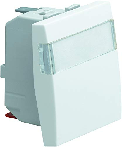 Hager Systo – Commutateur 10 A Systo 2 module porte etiquette Blanc