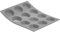 De Buyer - Moule pour 12 mini tartelette en silicone elastomoules