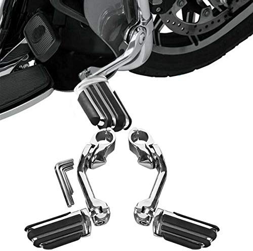 TCMT Repose-pieds réglable de 3,2 cm pour autoroute Harley Touring
