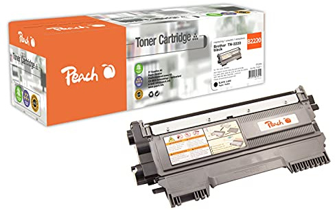 Peach PT258 Schwarz Remanufactured Toner Pack of 1