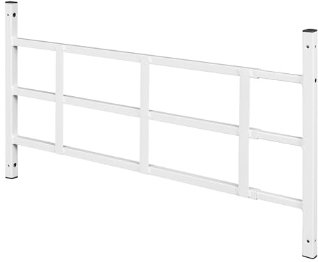 Segal S 4752 fijo Protector de ventana, cm – de 22 x 15, 3 bar, ajustable ancho, non-egress, pintado de blanco, Pack de 1