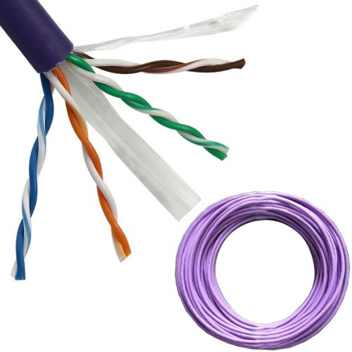 50M CAT6 Network/Ethernet Copper Cable - Low Smoke LSZH LSOH LS0H - Reel/Drum