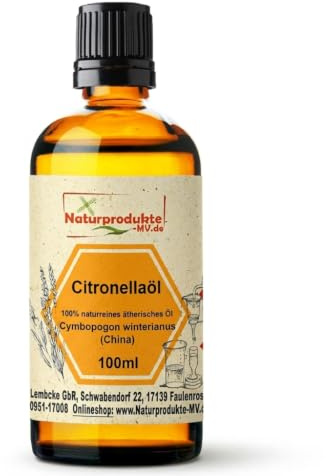 Citronellaöl 100 ml 100% naturreines ätherisches Öl