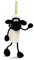 Nici 37904 - Handyhülle Shaun und Bitzer Big City, Plüsch, 10 x 15 cm