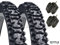 RMS - 2 cubiertas de neumático de 20 x 1,95 (50 - 406) para bicicleta MTB, color negro + 2 cámaras de aire