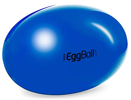 Original PEZZI Eggball Standard 85 cm blau Sitzball Gymnastickball Pezziball