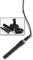 PULSE NPCD664 Mini Shotgun Condenser Microphone With Overhead Hanger, Fixed & Moveable Desktop Bases
