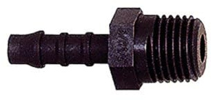 RIEGLER 110958-31.151 Gerader Einschraubstutzen, R 1/2 a., für Schlauch LW 8 mm, PA 6, 1Stk