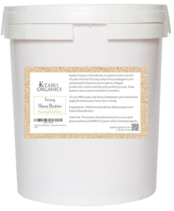 100% Pure Unrefined Raw SHEA BUTTER - from the nut of the African Ghana Shea Tree (28 oz)