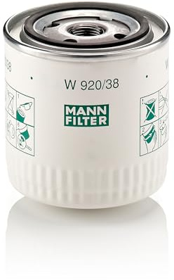 MANN-FILTER, W 920/38 Oil Filter | For Passenger Cars, Highest Filtration Performance, Engine Protection, High Quality Sealing, True OE Engineering