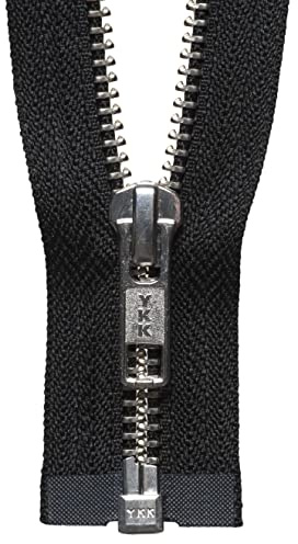 YKK Open Ended Zip, No. 580 Black, 66 cm Length