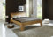 DaMi Holzbett Stella Plus A - Massivholz-Bett in Kernbuche - Metallfreies Stecksystem - Doppelbett, 180 x 200 cm
