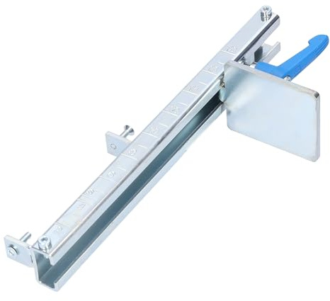 RABO Variabler Höhenanschlag mit C-Schiene 0–18 cm | 1 Stück stufenlos verstellbar per Schnellklemmhebel | Zubehör/Ersatzteil für RABO Abziehschiene 1045VRH