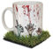 verytea Zombies Rising from The Grave Mug with Grass Coaster