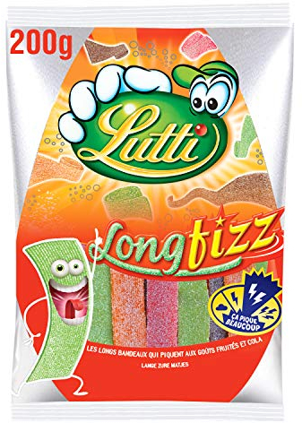 Lutti Long Fizz 200g (lot de 1)