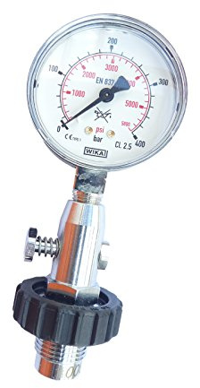 BTS Flaschenprüfmanometer für Tauchflaschen