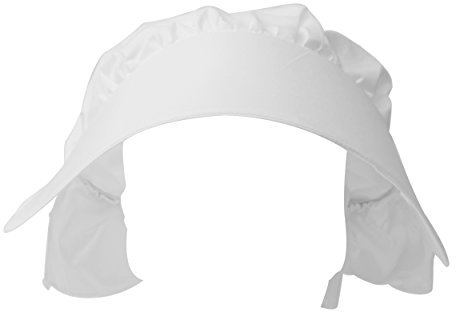Fancy Dress Costume Victorian Childs White Bonnet Hat