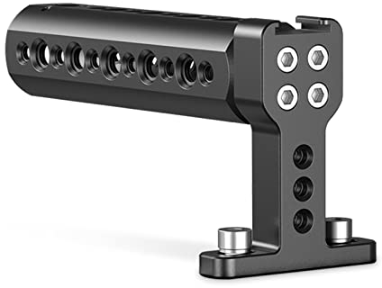 SMALLRIG Top Handle Grip mit 1/4-20 Locating Schraube, Built in Cold Shoe for Camera Rig, Camera Cage, Universal Video Rig - 1638C