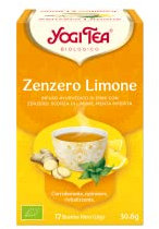 Yogi Tea Zenzero Limone - 17 Bustine Filtro [30.6 gr], Biologico