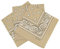 Set 3 bandanas paisley damen und herren beige