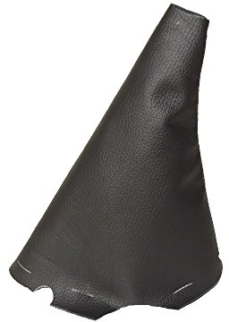 Schaltknaufverkleidung für Citroen Berlingo II 2008–16, schwarz, echtes Leder