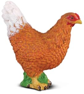 CollectA Hen, Farm Bird Figure | Realistic Collectable Farm Animal Figure for Imaginative Play, Gift for Kids Age 3+