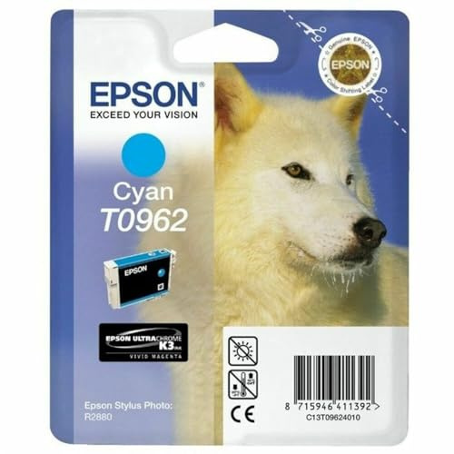 Epson T0962 UltraChrome Tintenpatrone Foto cyan