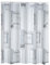 RIDDER 303120 Duschvorhang Folie ca. 180 x 200 cm, Font