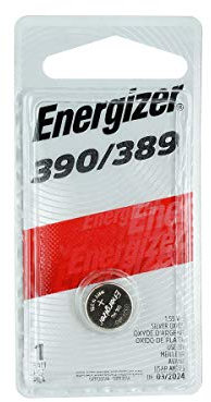 Energizer® - Watch/Electronic Battery, SilvOx, 389, 1.5V, MercFree - Sold As 1 Each - Designed for watches and other electronic devices.