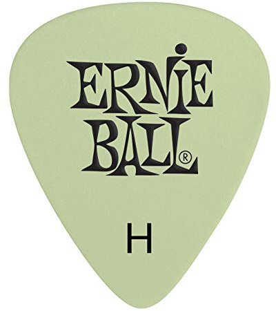 Ernie Ball Heavy Super Glow Pick x 12