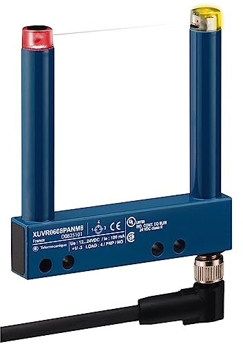 Best Price Square Sensor, Fork, 80MM, PNP, NO, M8, 12-24V XUVR0608PANM8 by Schneider Electric