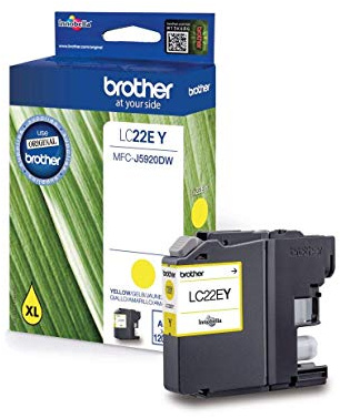 Brother LC22EY INK CART YELLOW
