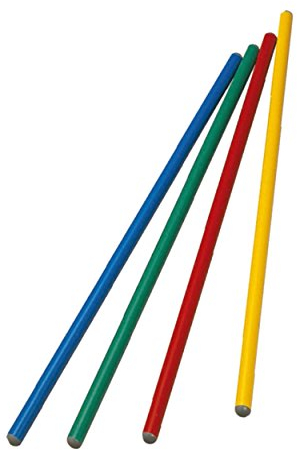 Grevinga® Turn- und Gymnastikstab (blau, 100 Zentimeter)