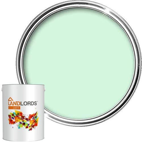 Landlords Anti Damp Paint | Matt Finish | Prevent Build-up of Mildew | Paint for Wall and Ceiling | Anti Condensation and Mould | 2.5L Pistachio White
