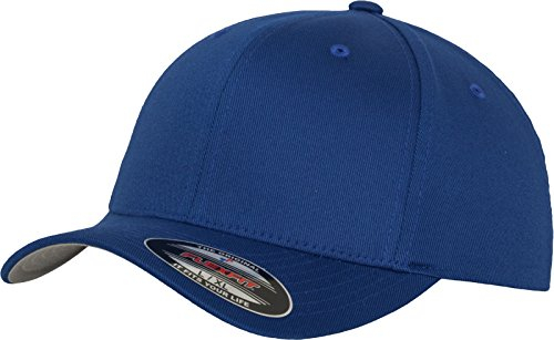 Flexfit Unisex 6277-Flexfit Wooly Combed Flexfit Wooly Combed, royal, Youth