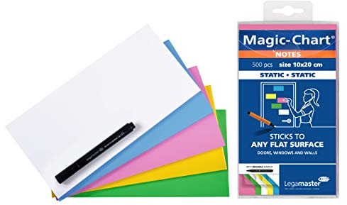 Legamaster Magic-Chart Notes 10x20cm Sortiert 500St.