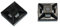 100x Klebesockel für Kabelbinder 12,5x12,5mm selbstklebend ; Schwarz