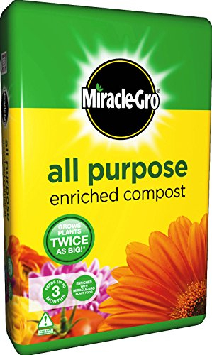 Miracle-Gro All Purpose Enriched Compost 50L **ENRICHED WITH MIRACLE GRO PLANT FOOD**