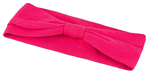 tanzmuster Kinder Ballett Haarband/Stirnband Coco aus weicher Baumwolle in pink - hält den störenden Pony oder kürzeres Haar im Ballettunterricht optimal zurück.