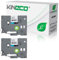 Kineco 2 Schriftbänder kompatibel für Brother TZE-231 12mm/8m - Schwarz auf Weiß P-Touch 1000 1010 1080 1090 1200 1200P 1230PC 1250 1280 1290 1750 1800 1850 200 220 2400 2450 2460 2470 2480 300 310