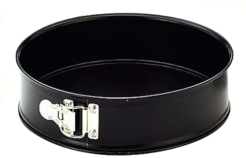 IBILI Molde Desmontable Moka-Chapa Acero Antiadherente-Diámetro 24 cm-Libre de PFOA, Color Negro