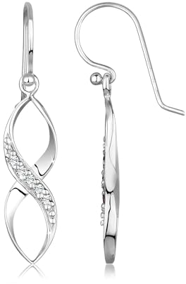 Elli - Pendientes de plata de ley con cristal swarovski