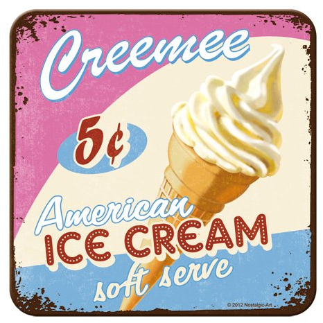 Nostalgic-Art 46114 USA Ice Cream, Untersetzer