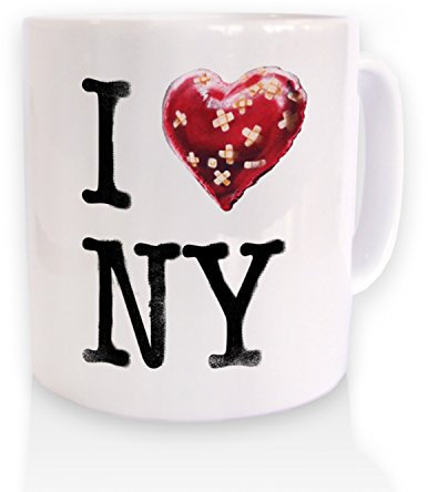 Banksy I Heart NY Mug